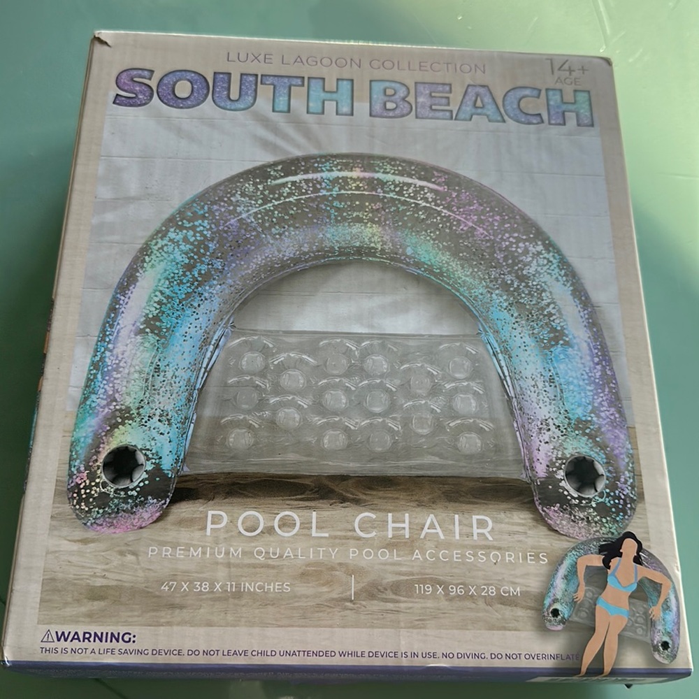 South Beach Pool Chair NEW IN BOX